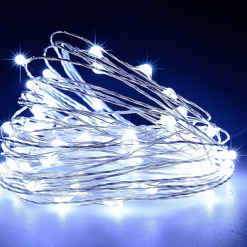 Foto Clip Lichterkette 10M mit 100 Clips LED Lichter für Schlafsaal Party Girlande Dekoration Party Hochzeit Lichterkette Image