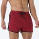 Herren kurze Sporthose Laufshorts kurze hosen Laufshorts Leichtathletik Kurze Hosen Kordelzug Tasche mit Reißverschluss Kurze Hose Sportlich Athlässigkeit Spandex Atmungsaktiv Schnelltrocknend Weich