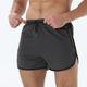 Herren kurze Sporthose Laufshorts kurze hosen Laufshorts Leichtathletik Kurze Hosen Kordelzug Tasche mit Reißverschluss Kurze Hose Sportlich Athlässigkeit Spandex Atmungsaktiv Schnelltrocknend Weich