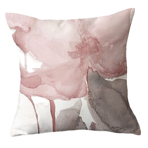 Feder doppelseitiger Kissenbezug 1 Stück weicher dekorativer quadratischer Wurfkissenbezug Kissenbezug Kissenbezug für Sofa Schlafzimmer überlegene Qualität maschinenwaschbar Image