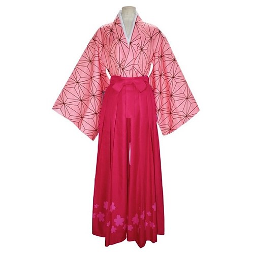 Kochou Shinobu Kamado Tanjirou Anime Outfits Kimonoo Cosplay-Anzüge Kostüm Für Herren Damen Erwachsene Image