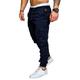 Herren Cargohose Cargohosen Cargohose Kordelzug Balkenfuß Einfarbig Atmungsaktiv Weich Outdoor Strasse Casual Stilvoll Casual / sportlich Dunkelgrau Schwarz elastisch