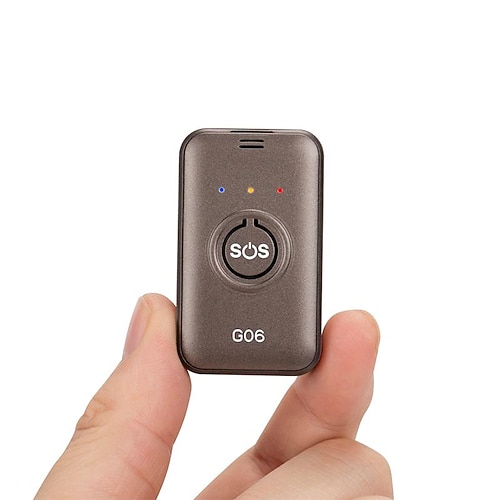 G06, langer Standby-Mikrofon, versteckter persönlicher GPS-Tracker, Echtzeit-Tracking, SOS-Panik-Alarm für Kinder, ältere Damen Image