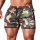 Herren Shorts Kurze Hosen Freizeithose Tasche Glatt Tarnfarben Komfort Atmungsaktiv Outdoor Täglich Modisch Brautkleider schlicht Schwarz Weiß