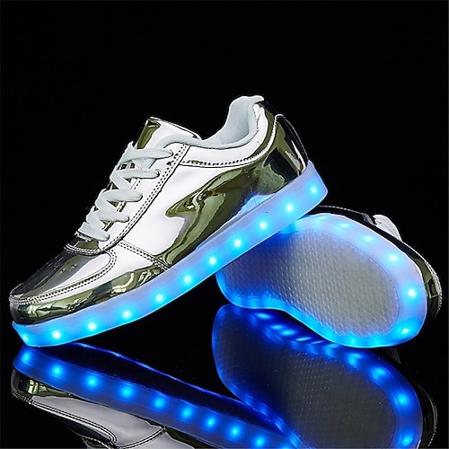 LED-Leuchtsneaker für Jungen und Mädchen mit USB-Aufladung für Partys und nächtliche Aktivitäten Image