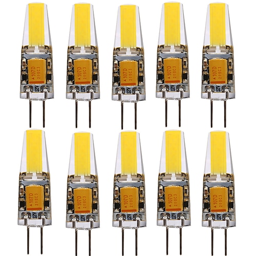 10 stücke g4 t3 cob1505 4 watt 400 lm led bi-pin glühbirne für schrank licht deckenleuchten rv boote außenbeleuchtung 40 watt halogenäquivalent warmweiß kaltweiß ac/dc12~24v Image