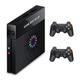 X6 Magic Box Super Game Box plus 10.000 kostenlose Spiele 4K-TV-Videospielkonsole 64 GB 128 GB für PSP/PS1/Mame mit kabellosen 2 Gamepads, Weihnachtsgeschenk für Geburtstagsparty