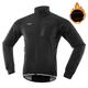 Arsuxeo Herren Fahrradjacke Radjacke Fleecejacke Winter warm halten Windundurchlässig Fleece-Futter Atmungsaktiv Fahhrad Jacke Windbreaker Windjacke MTB Mountain Rennrad Radfahren in der Stadt