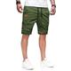 Herren Cargo Shorts Kurze Hosen Shorts Kurze Hosen Lässige Shorts Kurze Hose für Wanderer Tasche Kordelzug Elastische Taille Feste Farbe Knielänge Sports Outdoor Laufen Strassenmode Stilvoll