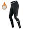 Damen Radhose lang Fahhrad Unten Winter MTB Mountain Rennrad Sport warm 3D-Pad Radfahren Atmungsaktiv Weiß Gelb Vlies Spandex Bekleidung Fahrradbekleidung