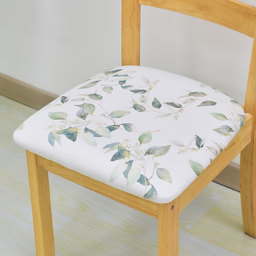 Esszimmerstuhlbezug Stretch-Boho-Stuhlschonbezug Stuhlhussen Sitzbezüge abnehmbare waschbare Stuhlschutzkissenschonbezüge für Esszimmer, Büro Image