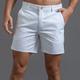 Herren Shorts Kurze Hosen Chino Bermuda Shorts Bermudas Arbeitsshorts Tasche Glatt Komfort Atmungsaktiv Kurz Sports Outdoor Täglich Stilvoll Casual / sportlich Schwarz Weiß Mikro-elastisch