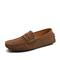 Herren Loafer und Slip-Ons Wildlederschuhe Komfort Schuhe Loafer fahren Casual Outdoor Täglich Wildleder Schwarz Marinenblau Khaki Frühling Sommer