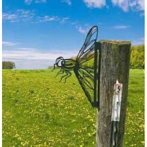Tier-Metall-Gartenkunst-Dekoration, lustige guckende Kuh, Metall-Wandskulpturen, wetterfest, Schmiedeeisen, Kunst-Kuhschild, Outdoor-Garten, Bauernhaus-Dekoration, Kuh-Wanddekoration