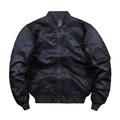 Herren Wanderjacke Bomberjacke Militärische taktische Jacke Draussen warm halten Windundurchlässig Atmungsaktiv Leicht Oberbekleidung Windbreaker Windjacke Shirt Jagd Angeln Klettern Schwarz