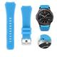 Uhrenarmband für Samsung Watch 3 45mm, Galaxy Wacth 46mm, Gear S3 Classic / Frontier, Gear 2 Neo Live Silikon Ersatz Gurt 22mm Verstellbar Sportarmband Armband