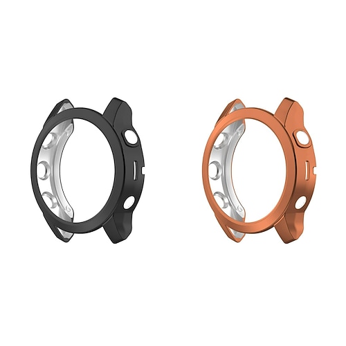 2er Pack Uhrengehäuse Kompatibel mit Garmin Fenix 7S / Fenix 7 / Fenix 7X Kratzfest Ultra dünn Stoßresistent Weiches TPU Beobachten Abdeckung Image