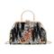 Damen Handtasche Clutch Kuppeltasche Clutch-Taschen Synthetik Party Brautparty Hochzeitsfeier Paillette Hohe Kapazität Klappbar Geometrisch Schwarz Weiß Rosa