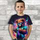 Jungen 3D Graphic Tier Panda T-Shirt Kurzarm 3D-Druck Sommer Frühling Aktiv Sport Modisch Polyester kinderkleidung 3-12 Jahre Outdoor Casual Täglich Regular Fit