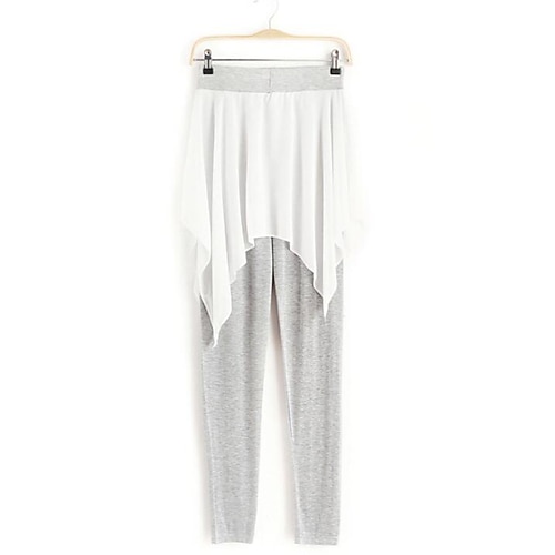 Ballett Hosen Kombination Damen Leistung Ausbildung Hoch Chiffon Hauptstadt Image