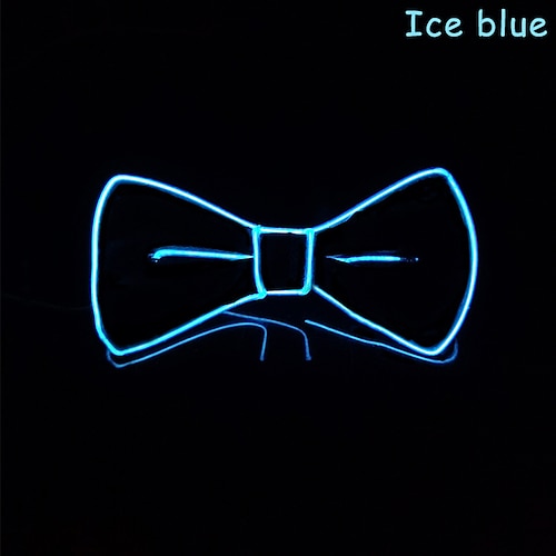 LED Leuchtende Fliege Licht Lumineszierende Verstellbare Karneval Kostümzubehör für Leuchtende Dekoration Hochzeit Festival Glow Party Zubehör Image