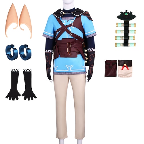 Link Anime Cosplay Kostüm Outfits Cosplay-Anzüge Maskerade Weitere Accessoires Kostüm Für Herren Damen Erwachsene Image