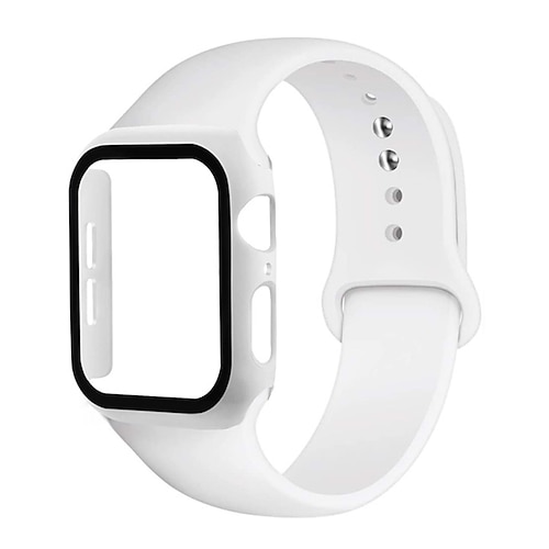 Uhrenarmband für Apple Watch Series 8 7 6 5 4 3 2 1 SE Silikon Ersatz Gurt Atmungsaktiv Sportarmband Armband Image