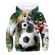 Kinder Jungen WM Hoodie Pullover Fußball Langarm Tasche Kinder Top Casual Hoodie Sport Alltag Blau Winter 3-12 Jahre