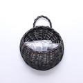 wandbehang blumenkorb dekoration gewebter korb strohkorb weidenblumentopf rattan korb pflanze rattan wandbehang blumenkorb großhandel
