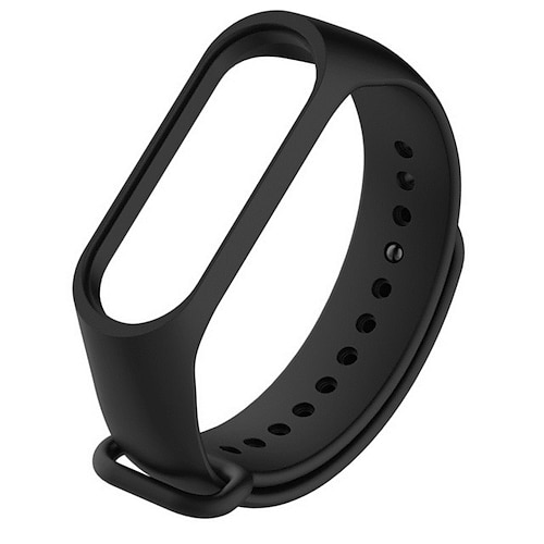 Smartwatch-Band für Xiaomi Mi Band 3 Xiaomi Mi Band 4 Silikon Smartwatch Gurt Weich Atmungsaktiv Lederschlaufe Ersatz Armband Image