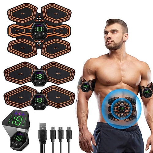 Trainer EMS Bauchmuskel Stimulator Hüfte Trainer Smarte Muskeln Elektrostimulator Toner Für Fitness Fettverbrennung Gewichtsverlust Valentinstagsgeschenk