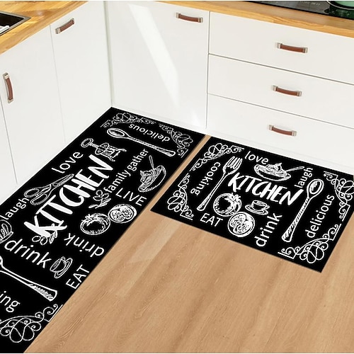 Rechteck 3/5 (1,5 cm) Vorleger Maschinell gefertigt Polyester Rutschfest Modern Image