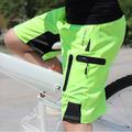 Herren MTB Hosen Radlerhose Fahrradhose Fahrradshorts Fahhrad Kurze Hose Baggyhosen MTB Mountain Rennrad Sport Atmungsaktiv Schnelltrocknend Leichtgewichtig Reflexstreiffen Schwarz mit Rot Schwarz