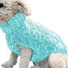 Hundemantel, Nmch Pullover für kleine Hunde, gestrickt, für Haustiere, Katzen, Hundepullover, warmes Hunde-Sweatshirt, Hunde-Winterkleidung, Kätzchen, Welpen, Rollkragenpullover, Hundepullover (blau,