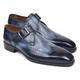 Herren Loafer Slip On Bullock Schuhe Abendschuhe Mönch Schuhe Wingtip-Schuhe Geschäftlich Hochzeit Party Abend PU Kunststoff Schnalle Blau Braun Grün Frühling Herbst