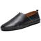 Herren Loafer Slip On Übergrössen Handgefertigte Schuhe Komfort Schuhe Wanderschuhe Klassisch Brautkleider schlicht Outdoor Täglich Leder Atmungsaktiv Halbschuhe Blaue Mulde Schwarze Mulde Weiße