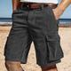 Herren Shorts Kurze Hosen Sommer-Shorts Strandshorts Kurze Hosen Lässige Shorts Tasche Multi Pocket Gerade geschnitten Glatt Komfort Atmungsaktiv Kurz Casual Täglich Festtage Kord Modisch Stilvoll