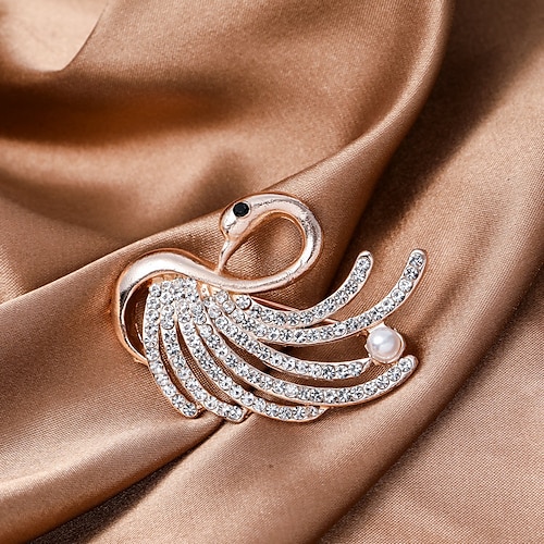 Elegant Retro Vintage 1950er Broschen Der große Gatsby Hochzeitsgast Kostüm Damen Hochzeit Hochzeitsgast Hochzeitsempfang Erwachsene Broschen Image