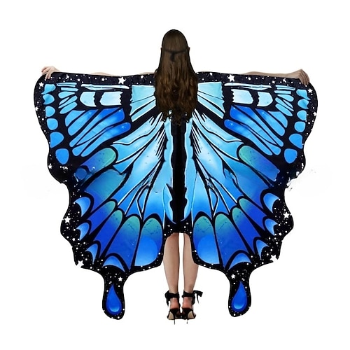 Karnevalskostüm Märchen Schmetterling Karneval Flügel Maske Stirnband Lustiges Kostüm Erwachsene Damen Weihnachten Karneval Party Pride Parade Pride-Monat Einfaches Karnevalskostüm Verkleiden