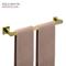 Badezimmer-Accessoires-Set Edelstahl bestehend aus Einzelhandtuchhalter Toilettenpapierhalter Kleiderhaken und Handtuchregal Wandmontage golden 1 oder 3 oder 4 Stck