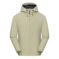 Herren wasserdichte Wanderjacke Gorpcore Kapuzenjacke Windjacke Regenmantel Outdoor-Regenjacke winddicht schnell trocknend leichte Jacke Oberbekleidung Trenchcoat Top Full Zip Jagd Angeln