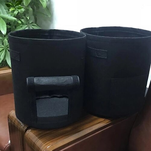 2pcs Pflanze wachsen Taschen Hausgarten Kartoffeltopf Gewächshaus Gemüseanbau Taschen feuchtigkeitsspendend Jardin vertikale Garten Tasche Werkzeuge Image