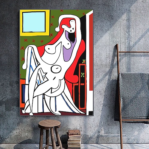 Handgemacht Hang-Ölgemälde Handgemalte Vertikal Berühmte Menschen Moderne Klassisch Ohne Innenrahmen (ohne Rahmen) Image