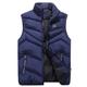 Herren Daunenjacke Daunenjacke Herbst Winter warm Stehkragen ärmellose Weste Mantel lässig reine Farbe Weste Westen Jacke Mantel m-4xl