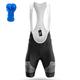 21grams Herren Radlerhosen Radlerhosen Trägerhose Jumpsuit 3D Pad Fahrradbekleidung Sommer Frühling MTB Atmungsaktiv Schnell Trocken Schwarz