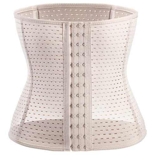 Shapewear für Damen in Übergröße, Taillentrainer, Body Shaper, reine Farbe, sportlich, schlicht, lässig, für zu Hause, täglich, Ausgehen, atmungsaktiv, Sommer, Frühling, Home-Outfits Image