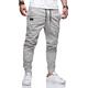 Herren Cargohose Cargohosen Cargohose Jogginghose Jogger Hose Hosen Freizeithose Kordelzug Elastische Taille Elastischer Ärmelbund Glatt Sports Outdoor Laufen Baumwolle Baumwollmischung Strassenmode