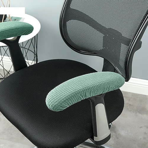 Elastische Armlehnenabdeckung für Bürostuhl Elastische, bequeme Armlehnenabdeckungen für Ellbogen und Unterarme Druckentlastung Image