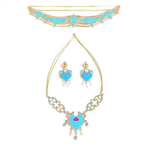 Aladdin Jasmine Princess Schmuckkombination, neue Halloween-Cos-Jasmine-Kollektion für Kinder, Accessoires Image