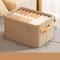 2 Stück Kleidung Aufbewahrungsbox Haushalt Kleidung Sortierbox Kleiderschrank Aufbewahrungsbox Leder rechteckig groß verdickt Sonstiges Box Box
